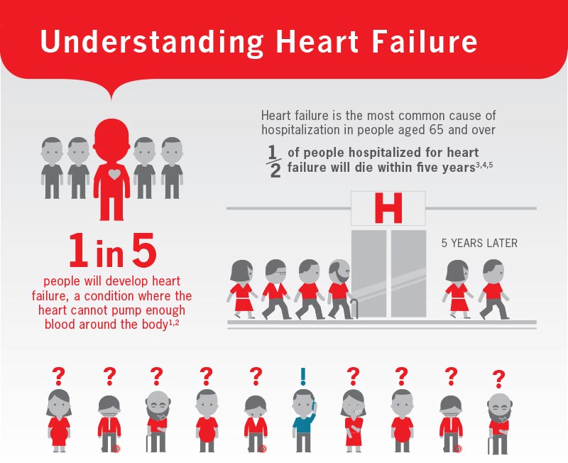 Understanding heart failure infographic
